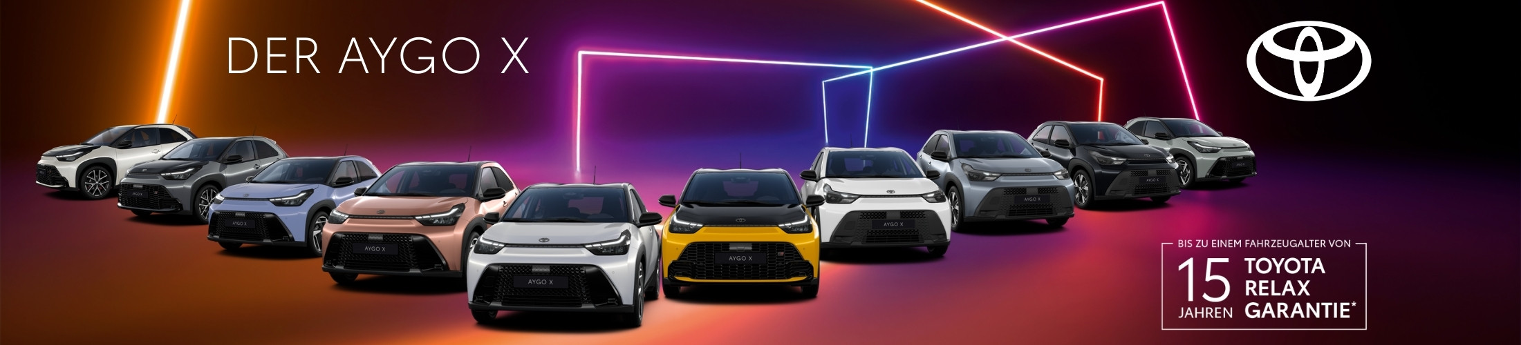 Seitenansicht eines Toyota Aygo