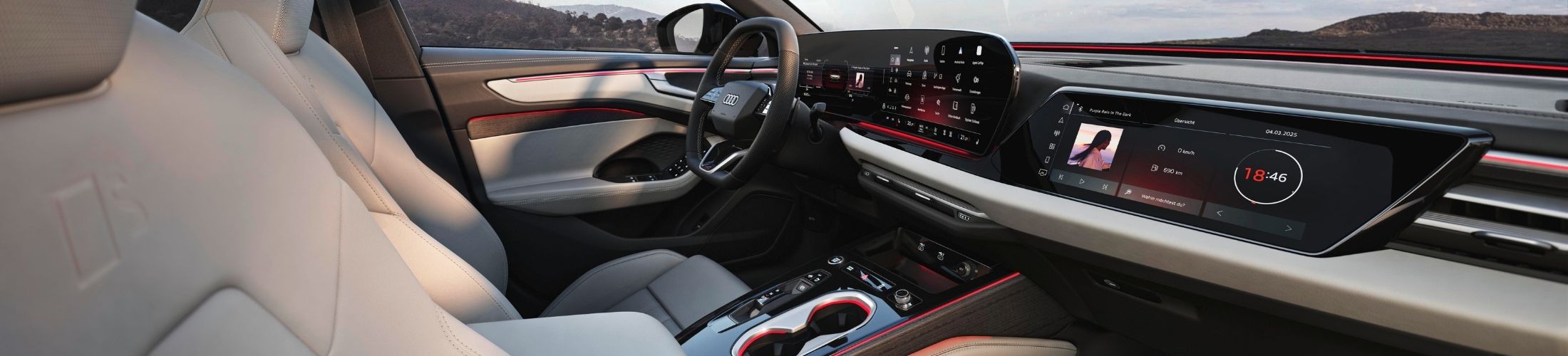 Blick in den Innenraum eines Audi