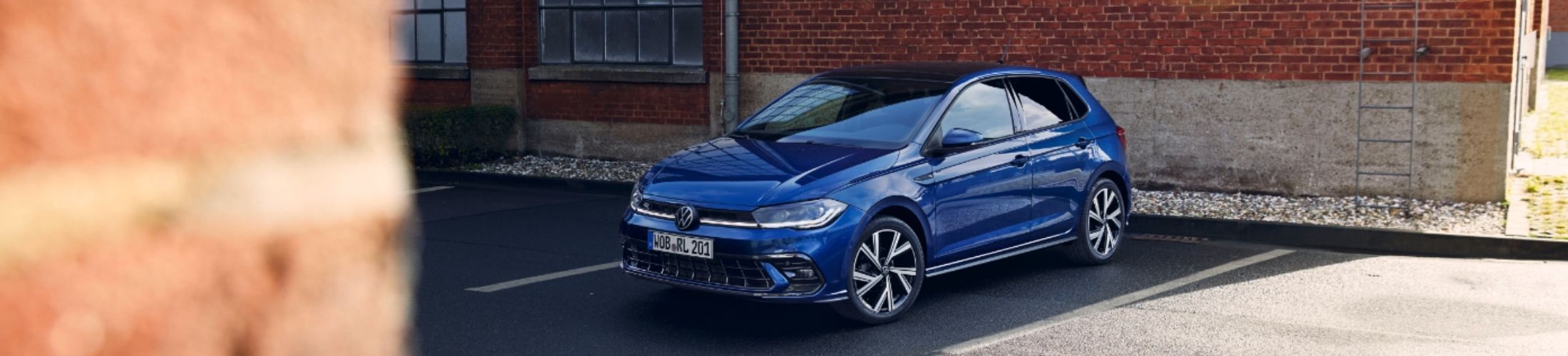 Seitenansicht eines VW Polo