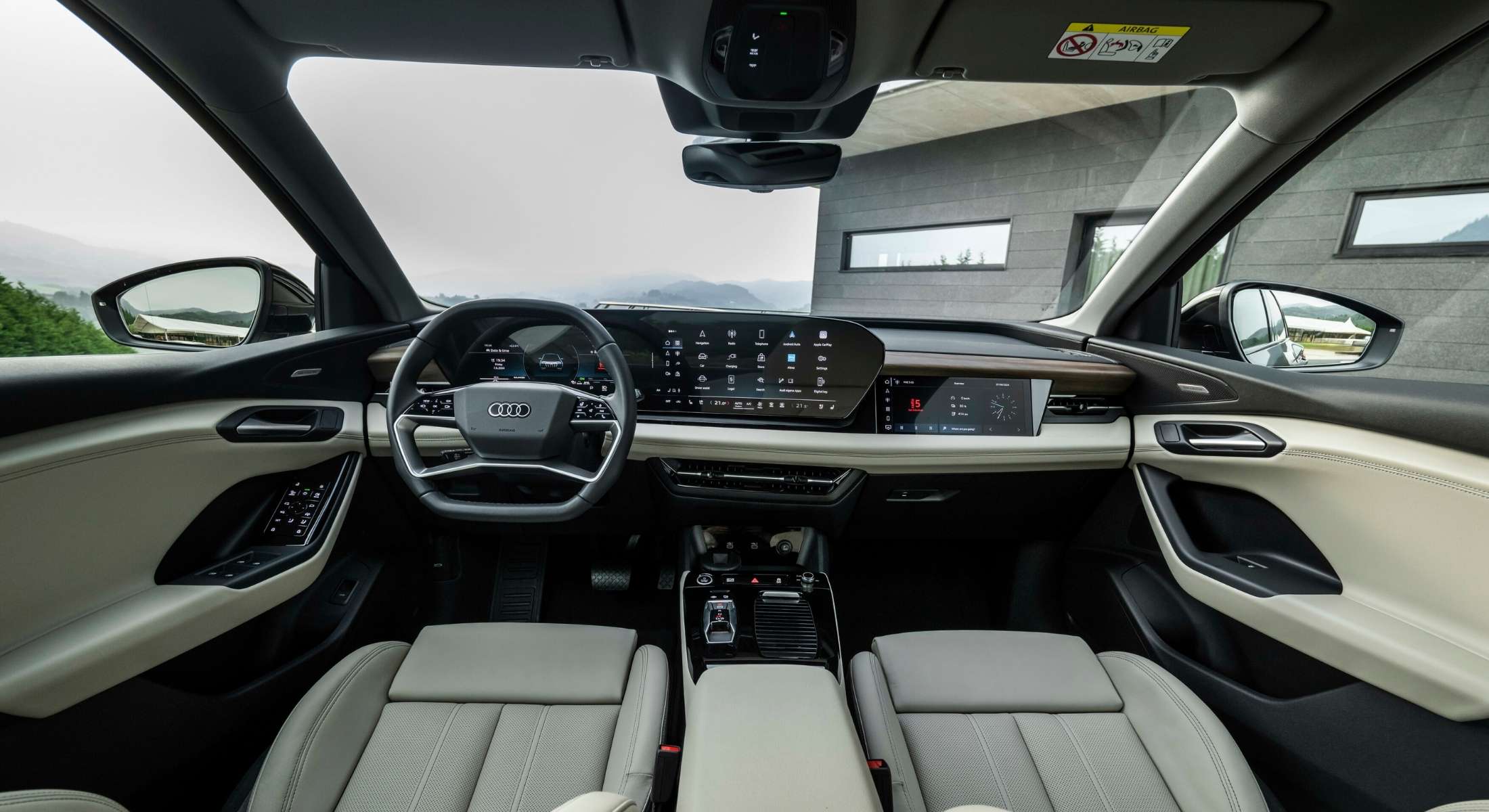 Innenraum eines Audi Q6 e-tron