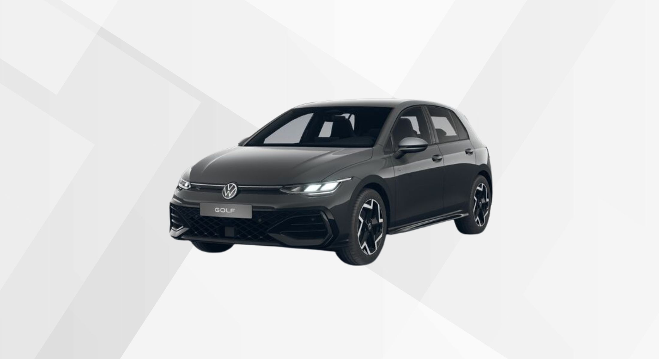 Der VW Golf R-Line in der Farbe Uranograu.