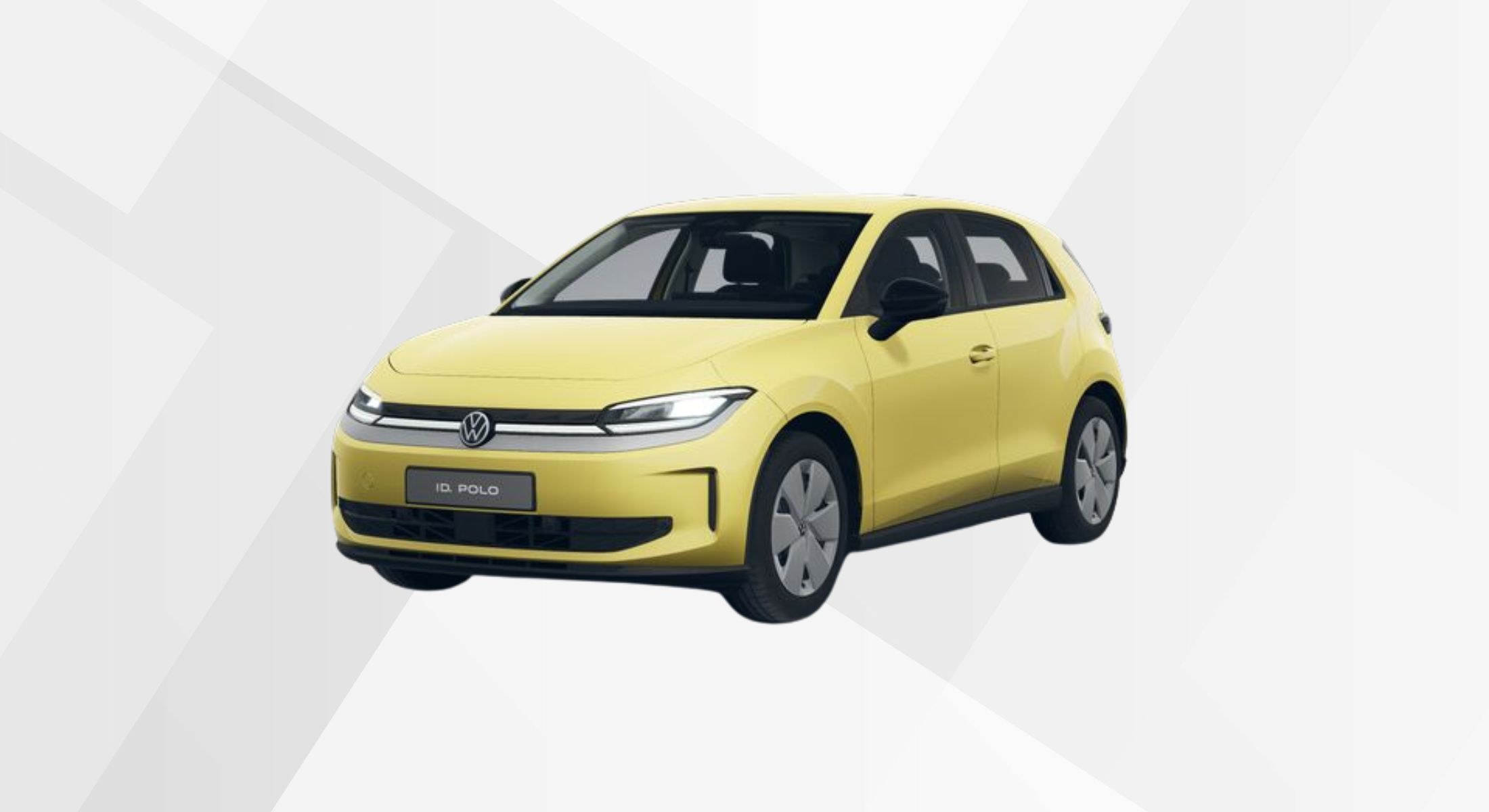 Der VW ID. Polo Life in der Farbe Pythongelb Metallic. 