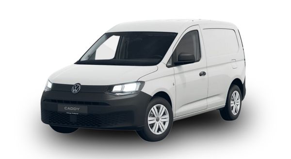 Der Caddy Cargo in der Farbe Candy-Weiß
