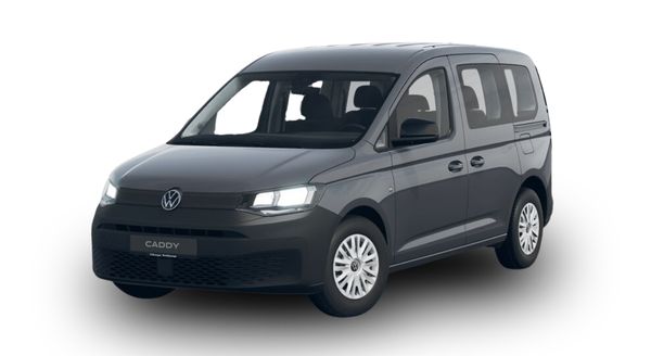 Der VW Caddy 5-Sitzer eHybrid in Pure Grey
