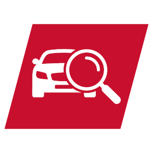 Icon Auto und Lupe