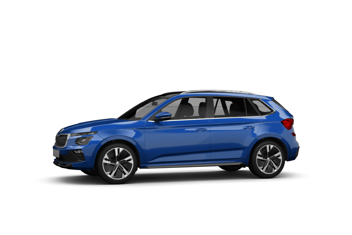 blauer skoda kamiq