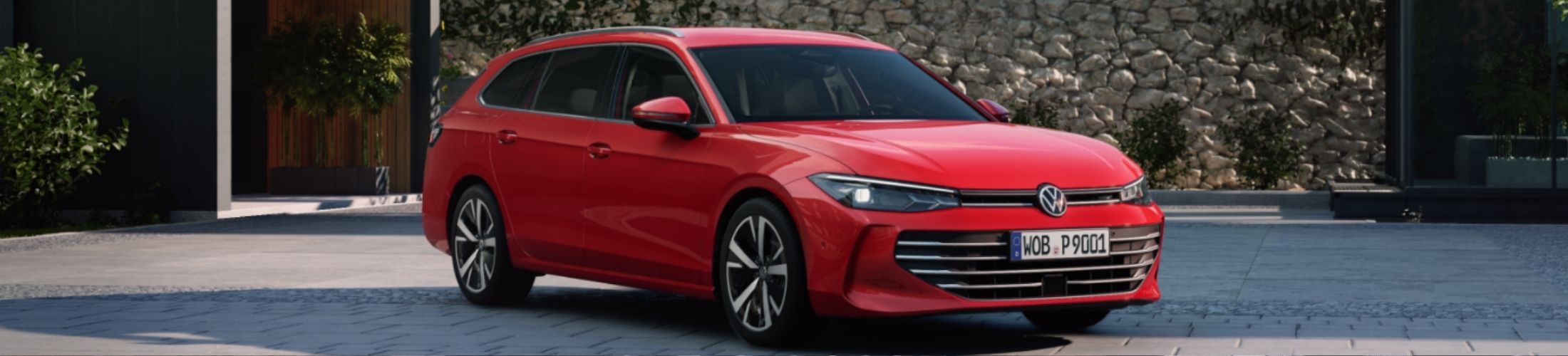 Seitenansicht eines Volkswagen Passat