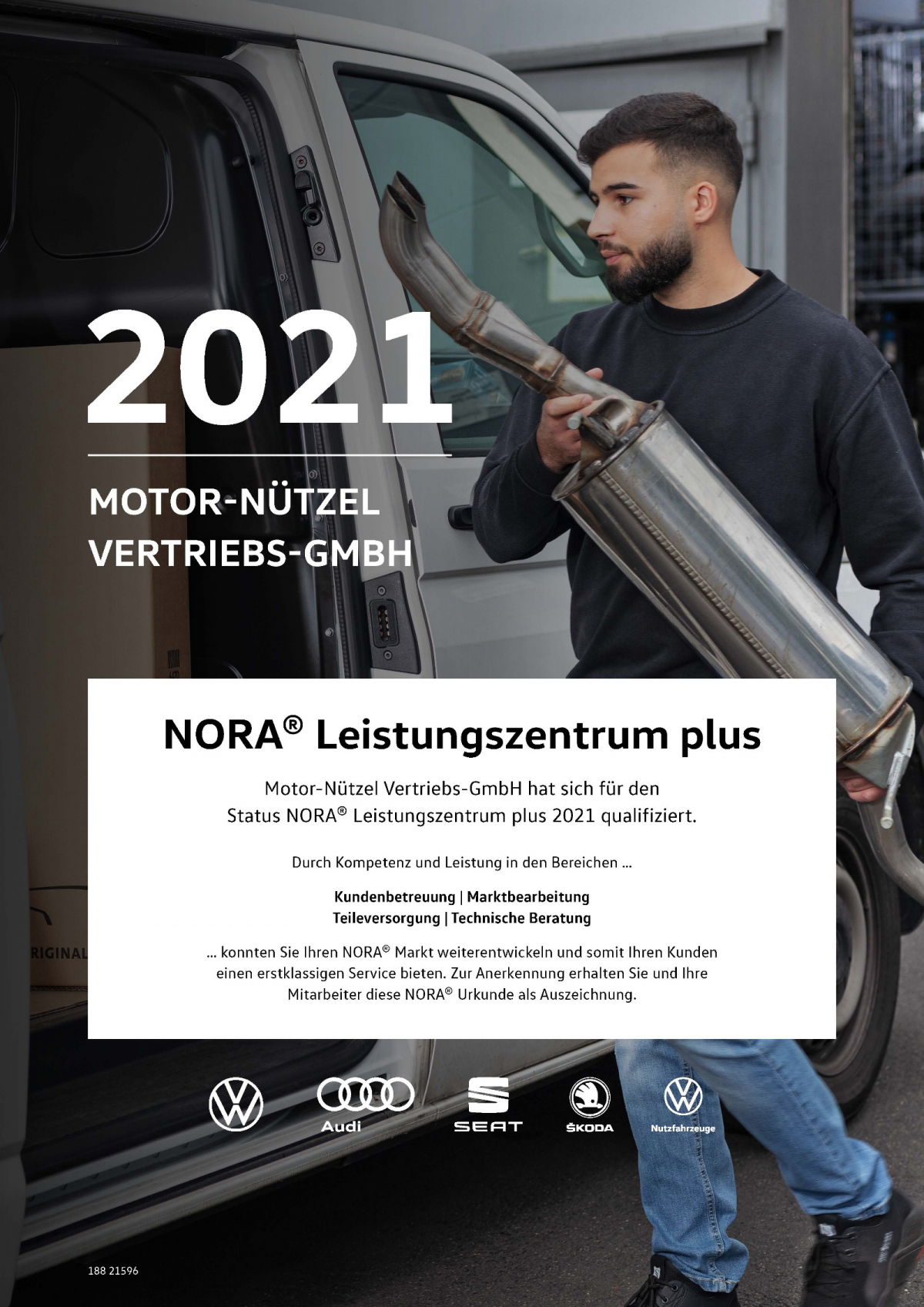 NORA Leistungszentrum plus 2021 Zertifikat
